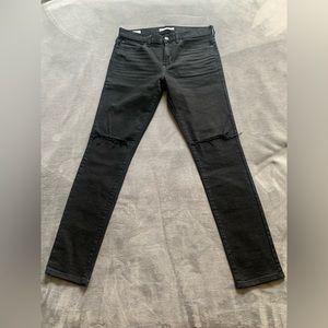 Pac-sun Pacsun Stacked Skinny Jeans size 32 x 32 Black